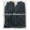 2016 ethiopian sheepskin ladies black gloves for the cold